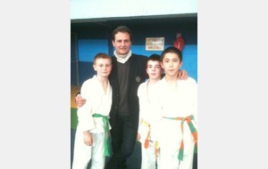 Gabin, Thomas et Léo. TOUS 3èmes SÉLECTION DÉPARTEMENTALE BENJAMINS AVRIL 2013