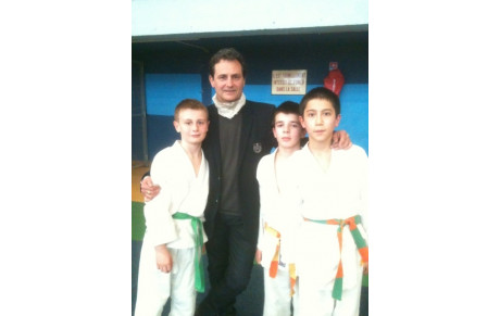 Gabin, Thomas et Léo. TOUS 3èmes SÉLECTION DÉPARTEMENTALE BENJAMINS AVRIL 2013