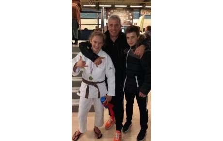 Louise championne du Val d’Oise !!!! Mathias 3e ! Excellent ! 