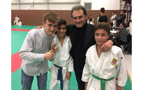 Antoni 1er, Rayhan second! Bravo!! Gabin une journée d’arbitrage bien remplie. J-Pierre
