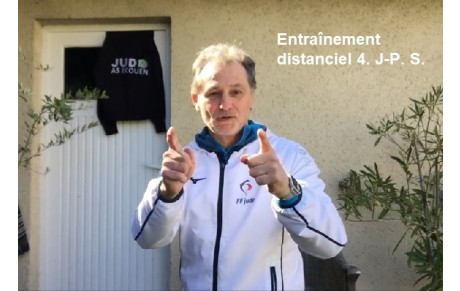 Faites du judo même à la maison. ! Entraînements distanciel 4. J-Pierre