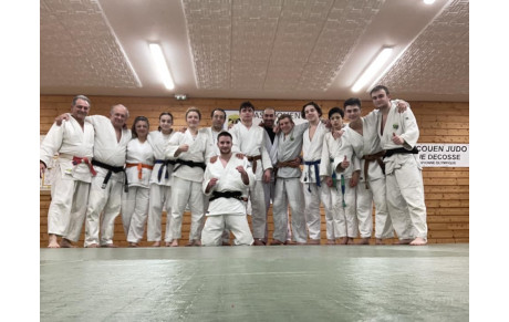 Premier cours Mathais ceinture noire